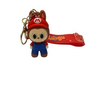 Mario Brother as Labubu Keychain